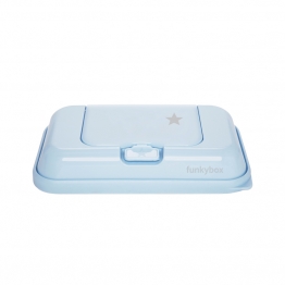 Θήκη Για Μωρομάντηλα To Go Pale blue Little Stars Funkybox FBTG42