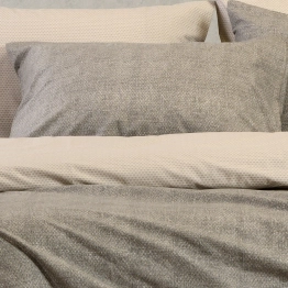 Ζεύγος Μαξιλαροθήκες Βαμβακερές 50x70εκ. Luca Grey Ultra Line Melinen 20005511
