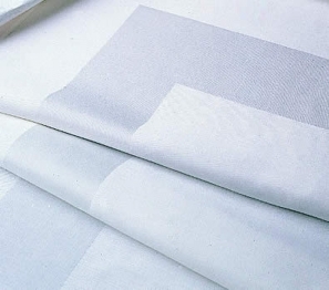 Τραπεζομάντηλο 105x105εκ. Polycotton Satin Band Line White