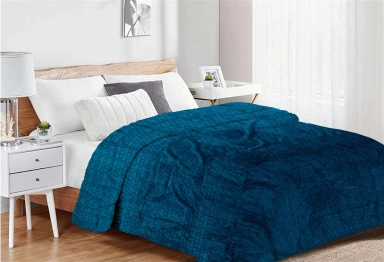 Κουβέρτα Coral Fleece Υπέρδιπλη 220x240εκ. Brick 03 Petrol DimCol 33482524002
