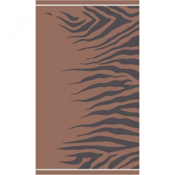 Πετσέτα Θαλάσσης Βαμβακερή Velour Brown 86x160εκ. Tiger Melinen 20004878