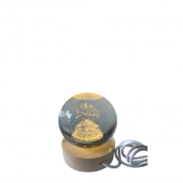 Φωτιστικό Διακοσμητικό Με Usb Κρυστάλλινο Διάφανο ESPIEL 6x6εκ. DWCA1008