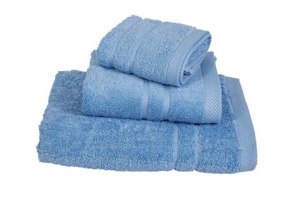 Πετσέτα Βαμβακερή Χειρός 40x60εκ. Light Blue Le Blanc 700443-7