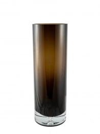 Βάζο Χειροποίητο Φυσητό Γυαλί Καφέ 12x35εκ. Zen Collection 25.43.52157