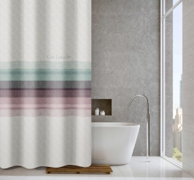 Κουρτίνα Μπάνιου Αδιάβροχη Polyester Fuzzy Iris 240x185εκ. Guy Laroche