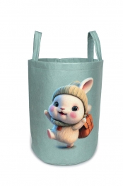 Παιδικό Καλάθι Αποθήκευσης Polyester Happy Bunny 42 Veraman DimCol 45x30x50εκ.