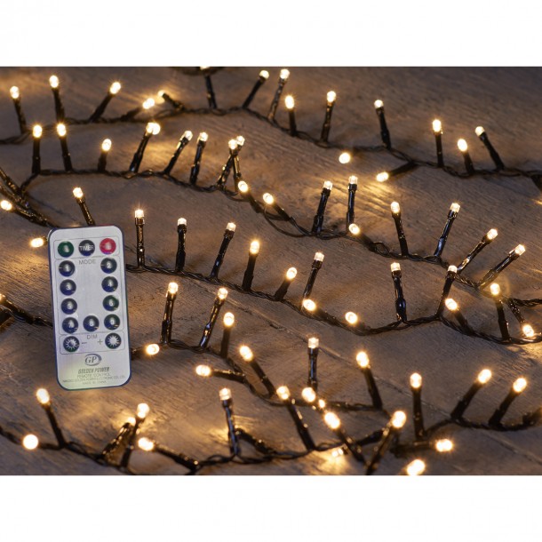 Λαμπάκια 700 Led-16μ. Θερμό Λευκό Φως Με 8 Λειτουργίες MSA 20-92-162