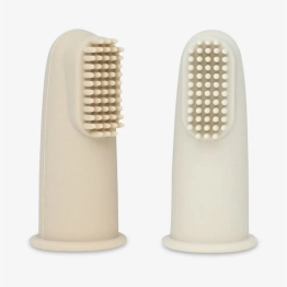 Σετ Οδοντόβουρτσες Δαχτύλου Σιλικόνης Brown Minene 11310007870OS