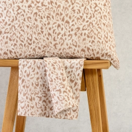 Σετ Σεντόνι Με 1 Μαξιλαροθήκη Polycotton Μονό Με Λάστιχο 100x200+32εκ. Leo Mocca Casual Line Mini Melinen 20005386