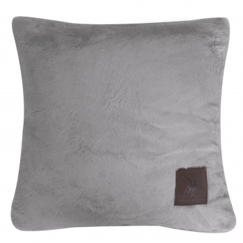 Διακοσμητικό Μαξιλάρι Γούνινο Faux Fur 40x40εκ. Premium 3970 Grey Greenwich Polo Club