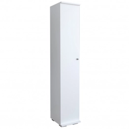 Ντουλάπι-στήλη Juan pakoworld λευκό 30x35x177εκ