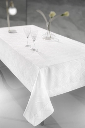 Τραπεζομάντηλο Polyester 160x320εκ. Attitude White Guy Laroche