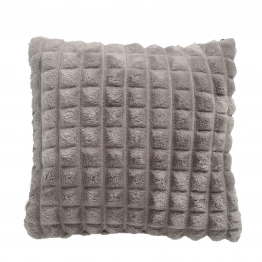 Διακοσμητικό Μαξιλάρι Fleece 40x40εκ. Throws 1359 Γκρι Das Home