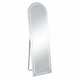 Καθρέπτης Επιδαπέδιος Μεταλλικός Με Led Λευκός 50x170εκ. iliadis 91474