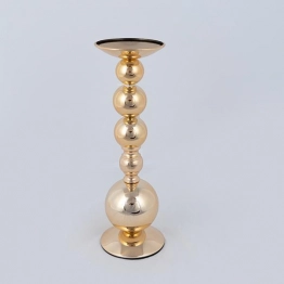 Κηροπήγιο Μεταλλικό Χρυσό 10x38εκ. ESTHETI 752-24083