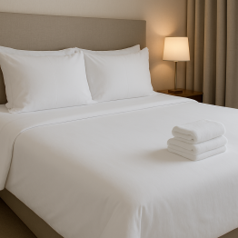 Σεντόνι 280x305εκ. Polycotton 50% Βαμβάκι-50% Polyester 200TC Λευκό 242420000524