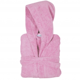 Μπουρνούζι Ενηλίκων Βαμβακερό Extra Large Casual 5905 Ροζ-Nude Das Home
