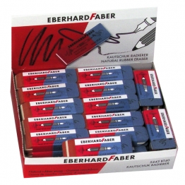 Γόμα Σετ 40τμχ  Δίχρωμη Faber 50-1556