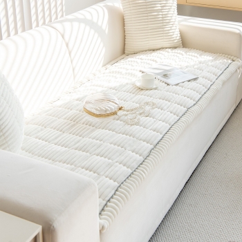 Ανώστρωμα Για Τριθέσιο Καναπέ Fleece 70x210εκ. Aspen Ecru Melinen 20005218