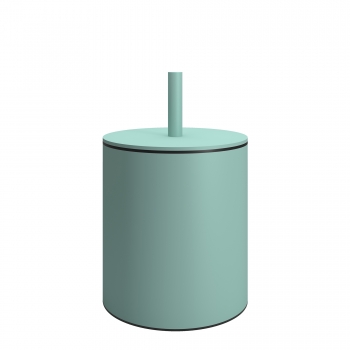 Καλάθι Απορριμμάτων 5lt Ανοξείδωτο Matt Turquoise Pam & Co Φ20x35εκ. 139-913