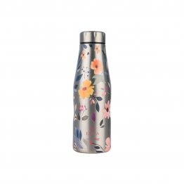 Θερμός-Μπουκάλι Ανοξείδωτο Flask Silver Botanic Save The Aegean Estia 500ml-7x7x22,3εκ. 01-31633