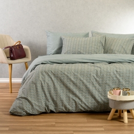Σετ Σεντόνια Βαμβακερά Υπέρδιπλα 235x270εκ. Paris Aqua Ultra Line Melinen 20005475