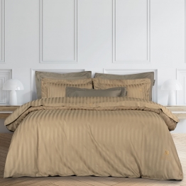 Σετ Σεντόνια Βαμβακοσατέν King 260x280εκ. Premium 2153 Χρυσό Greenwich Polo Club