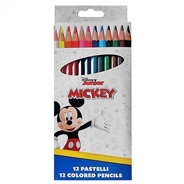 Ξυλομπογιές Σετ 12τμχ Mickey Disney 60-844