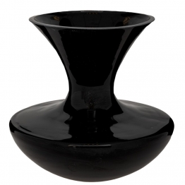 Βάζο Γυάλινο Μαύρο 20x20εκ. iliadis 91986