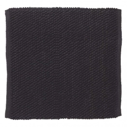 Ταπέτο Μπάνιου Αντιολισθητικό Polyester 60x60εκ. Delhi Dark Grey Sealskin 800112