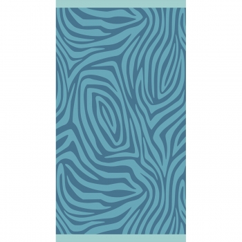 Πετσέτα Θαλάσσης Βαμβακερή Velour Blue 86x160εκ. Zebra Melinen 20004872