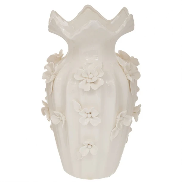 Βάζο Κεραμικό Λευκό 20x31εκ. iliadis 91532