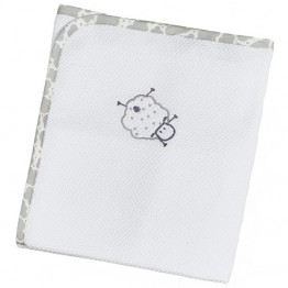 Πάνα Πικέ Βαμβακερή Bebe Κουκουτσάκι 80x80εκ. Sheep Γκρι 30995