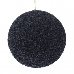 Μπάλα Polyfoam Μαύρη Glitter 10εκ. iliadis 83515