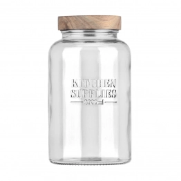 Δοχείο Αποθήκευσης Γυάλινο Allure 2000ml-12x12x21,6εκ. Estia 01-31480