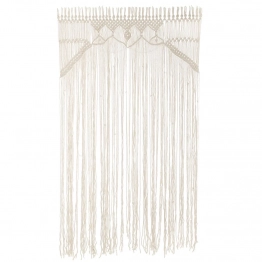 Διακοσμητική Κουρτίνα Μακραμέ Εκρού Boho 110x180εκ. iliadis 90182