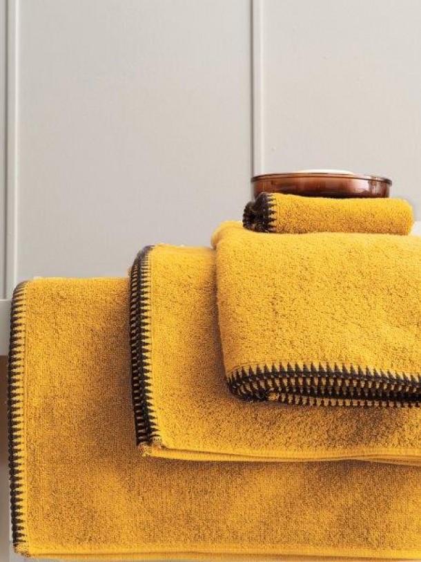 Πετσέτα Προσώπου 50x90εκ. Βαμβακερή Brooklyn Yellow Palamaiki