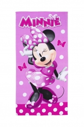 Πετσέτα Θαλάσσης Παιδική Microfiber 70x140εκ. Minnie 28 Pink Disney DimCol