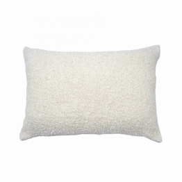 Διακοσμητική Μαξιλαροθήκη Βαμβακερή Λευκή Art Et Lumiere 65x45εκ. 11982