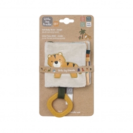 Βιβλιαράκι Μαλακό Διαδραστικό για Βρέφη Jungle Little Big Friends BTL305062