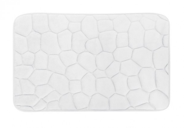 Ταπέτο Μπάνιου Polyester 45x70εκ. Stone Bliss White 2435848