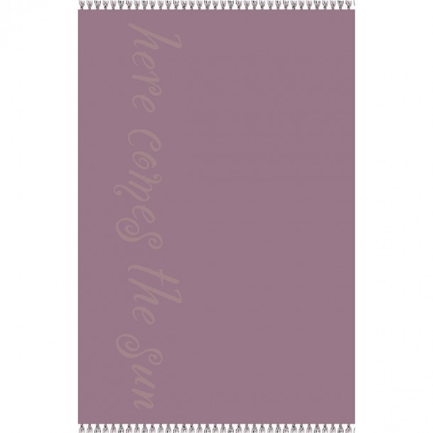 Πετσέτα Θαλάσσης Βαμβακερή Velour Plum 86x160εκ. Beatles Melinen 20004882