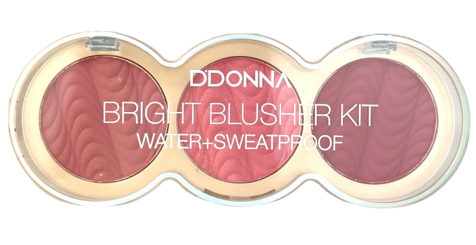 Bright Blusher Kit Water Sweatproof 7,5gr no 01 DDONNA Cosmetics 13319A-1