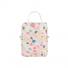 Τσάντα Φαγητού Ισοθερμική PVC Leather Hue Pebbles 7lt-20x14x27εκ. Save The Aegean Estia 01-32944