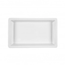 Πιατέλα Βαθιά Πορσελάνης Gastronomi Λευκή Art Et Lumiere 53,2x32,5x6,5εκ. 06886