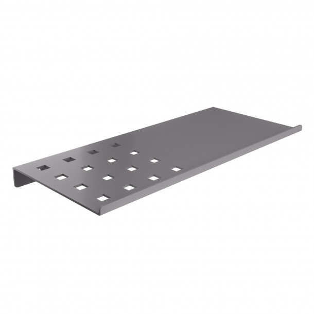 Ράφι Μπάνιου Ανοξείδωτο Matt Concrete Grey Pam & Co 28x15x1εκ. 3015-163