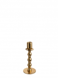 Κηροπήγιο Μεταλλικό Χρυσό 8x18,5εκ. Zen Collection 26.1.52208