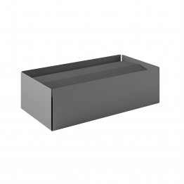 Θήκη Για Χειροπετσέτες Ανοξείδωτη Matt Concrete Grey 25x13x7,5εκ. Pam & Co 121-163