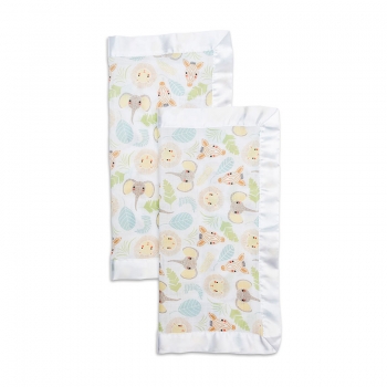 Νάνι Σετ 2τμχ Luxurius Jungle 40x40εκ. Lulujo LJ080