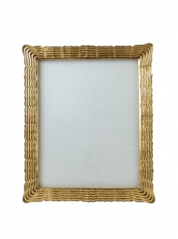 Κορνίζα Polyester Ασημί Με Γραμμές 20x25εκ. Zen Collection 25.12.51484